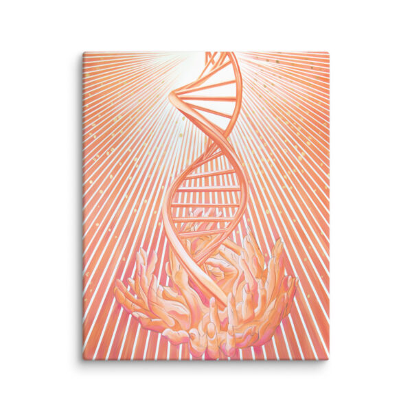 DNA Painting print for room decore